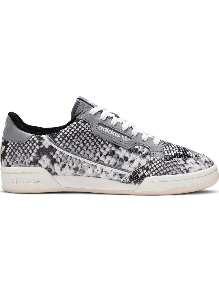 Кроссовки Adidas Continential 80 'Grey Snakeskin' — изображение 1 из 8, серый