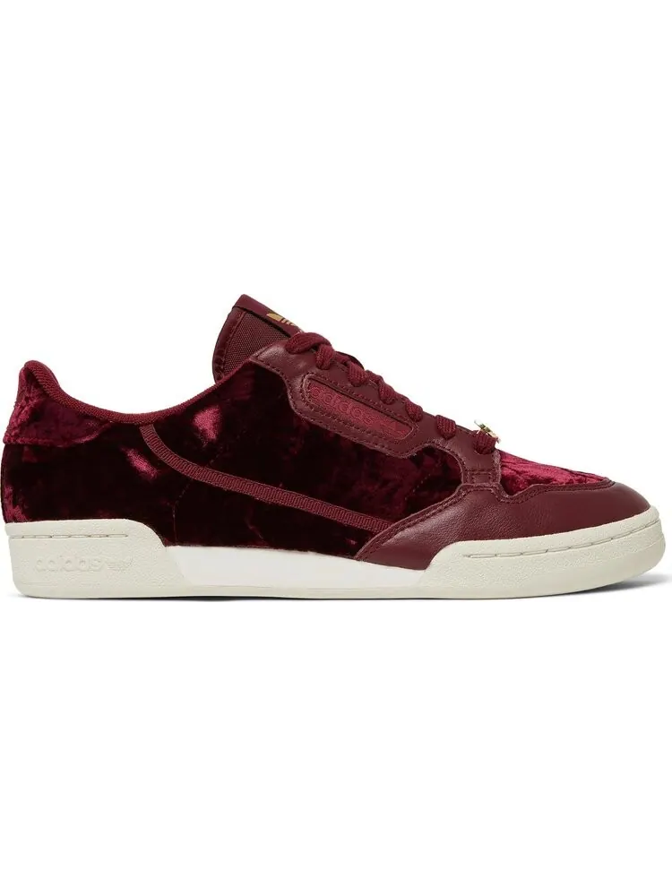 Кроссовки Adidas Continental 80 'Velvet Pack - Burgundy' — изображение 1 из 8, красный