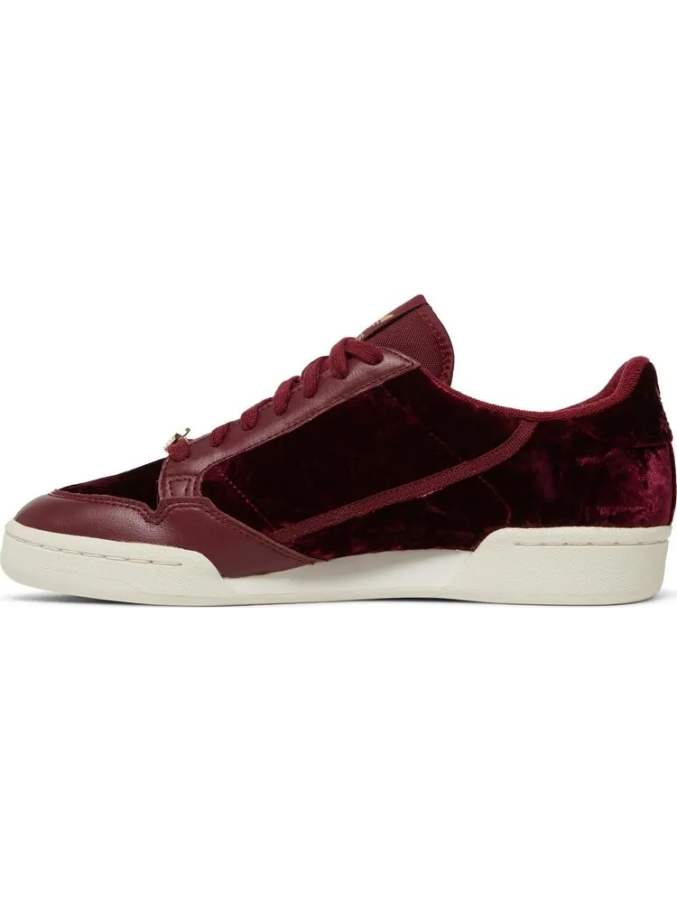 Кроссовки Adidas Continental 80 'Velvet Pack - Burgundy' — изображение 3 из 8, красный