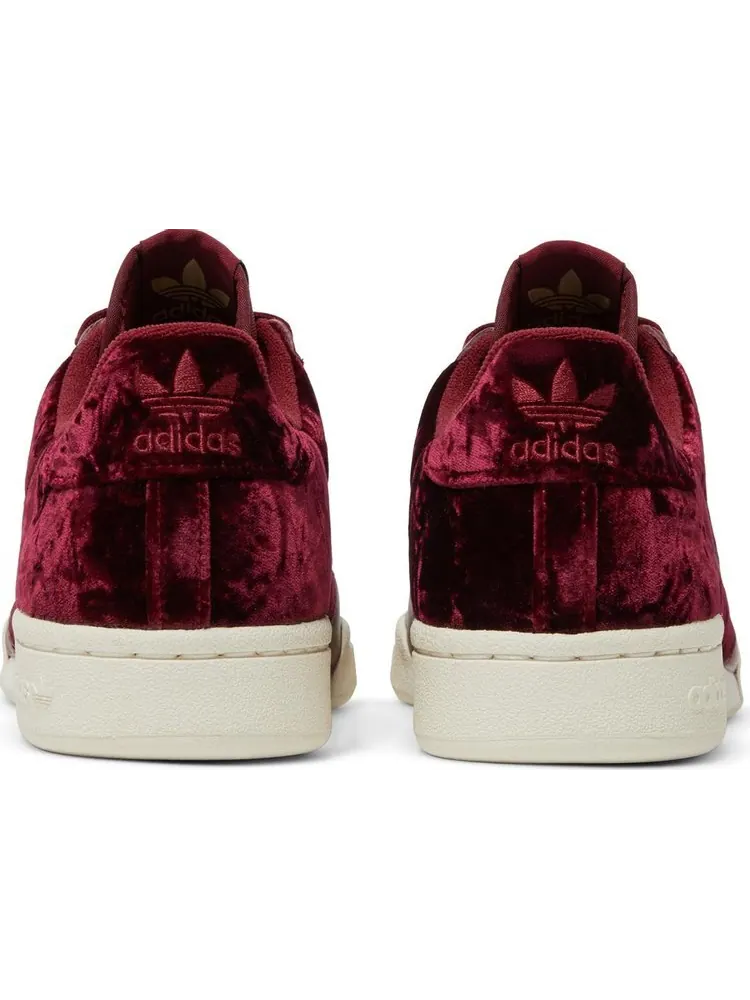 Кроссовки Adidas Continental 80 'Velvet Pack - Burgundy' — изображение 6 из 8, красный