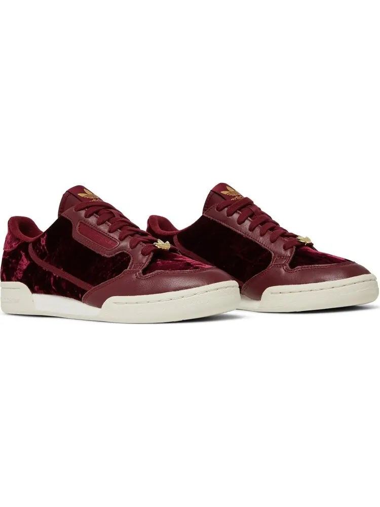 Кроссовки Adidas Continental 80 'Velvet Pack - Burgundy' — изображение 8 из 8, красный