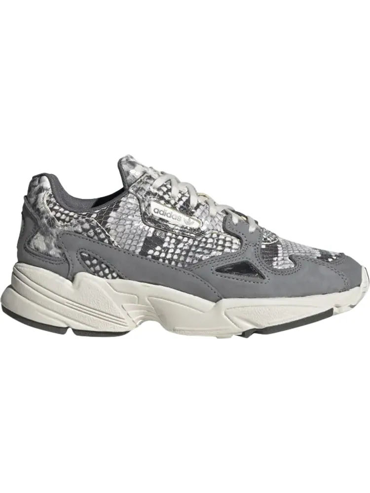 Кроссовки Adidas Wmns Falcon 'Grey Snakeskin' — изображение 1 из 1, серый