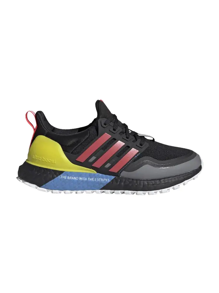 Кроссовки adidas UltraBoost All Terrain J 'Black Shock Red' — изображение 1 из 1, черный/красный/желтый