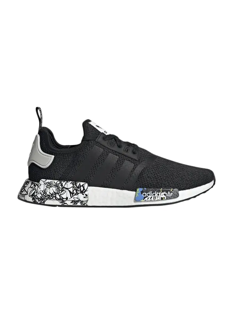 Кроссовки adidas NMD_R1 'Black Graffiti' — изображение 1 из 1, черный/мульти
