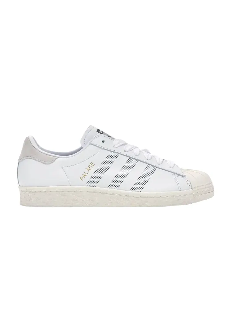 Кроссовки Adidas Palace x Superstar 'Triple White' — изображение 1 из 1, белый
