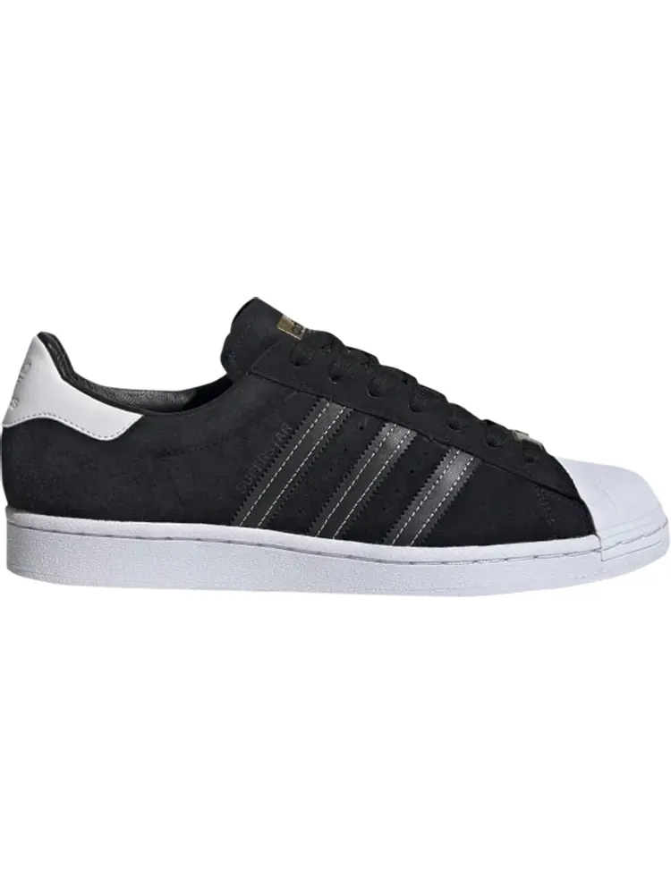 Кроссовки Adidas Superstar 'Black Suede' — изображение 1 из 1, черный