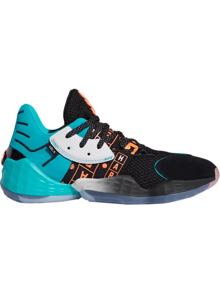 Кроссовки Adidas Harden Vol. 4 'Geek Up' — изображение 1 из 1, черный