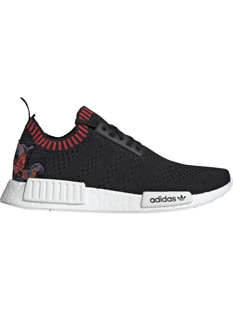 Кроссовки Adidas NMD_R1 Primeknit 'Dragon Patch' — изображение 1 из 1, черный