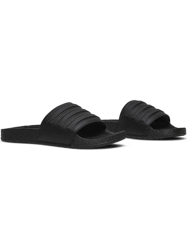 Сандалии Adidas Adilette Boost Slides 'Triple Black' — изображение 8 из 8, черный