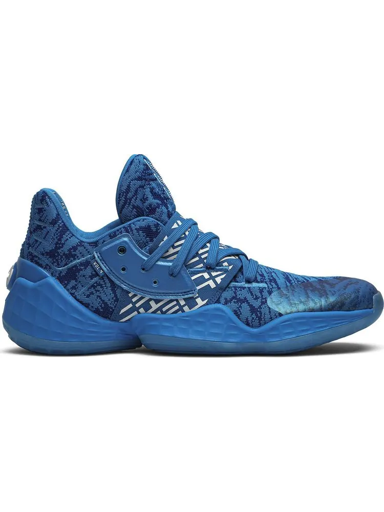 Кроссовки Adidas Harden Vol. 4 'Bright Blue' — изображение 1 из 8, синий