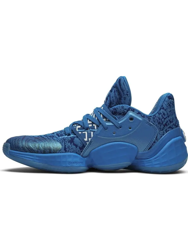 Кроссовки Adidas Harden Vol. 4 'Bright Blue' — изображение 3 из 8, синий