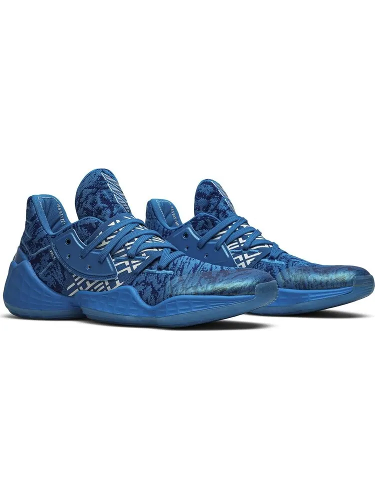 Кроссовки Adidas Harden Vol. 4 'Bright Blue' — изображение 8 из 8, синий