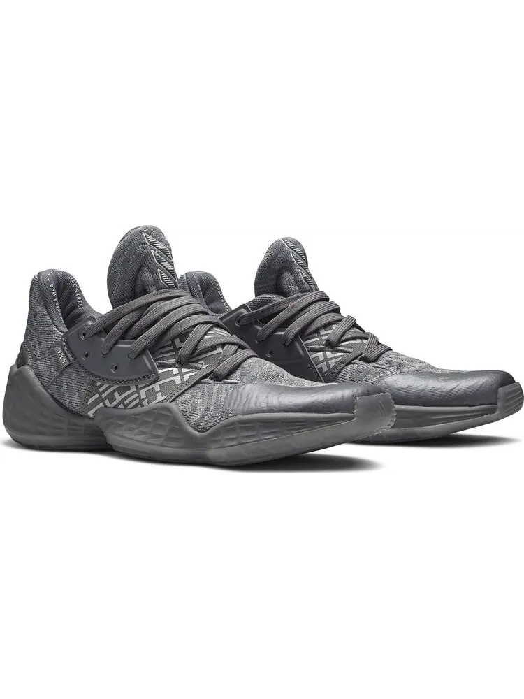 Кроссовки Adidas Harden Vol. 4 'Grey' — изображение 8 из 9, серый
