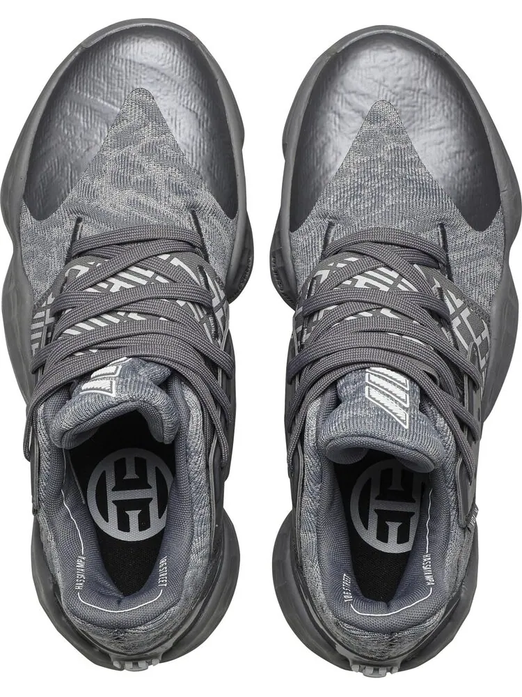 Кроссовки Adidas Harden Vol. 4 'Grey' — изображение 9 из 9, серый