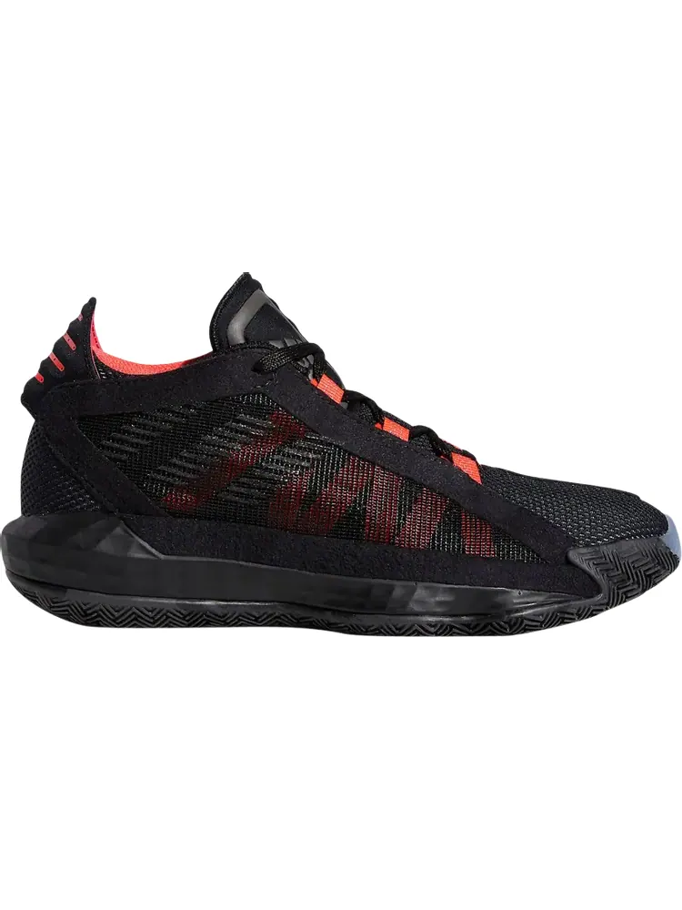 Кроссовки Adidas Dame 6 Big Kids 'Ruthless' — изображение 1 из 1, черный