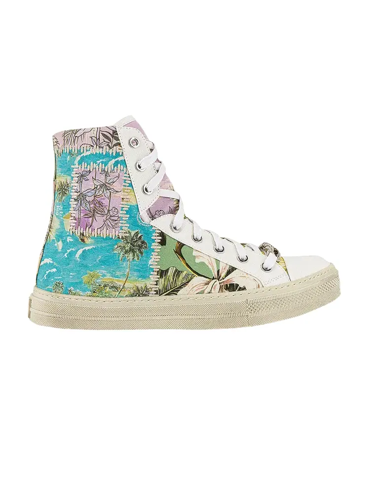 Кроссовки Amiri Hawaiian Reconstructed Sunset Sneaker Purple Green — изображение 1 из 1, фиолетовый зеленый