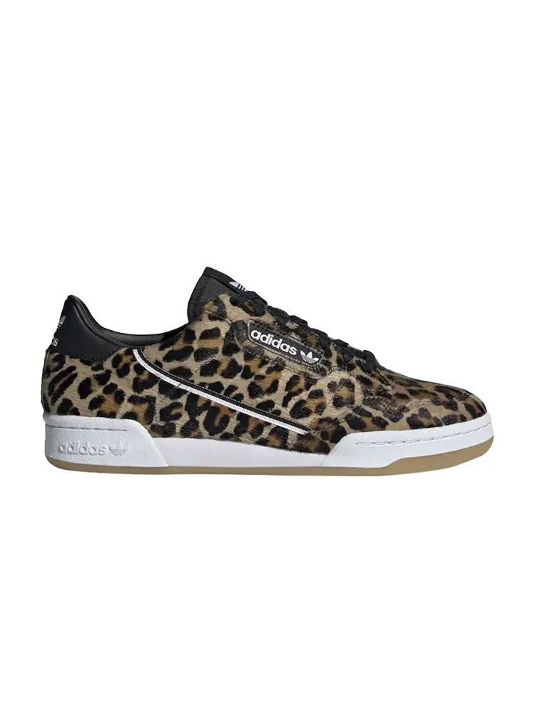 Кроссовки Adidas Continental 80 'Leopard' — изображение 1 из 1, коричневый