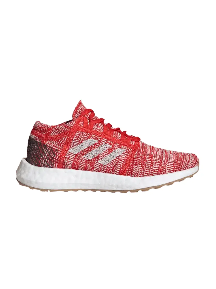 Кроссовки adidas PureBoost Go J 'Active Red Carbon' — изображение 1 из 1, красный/белый