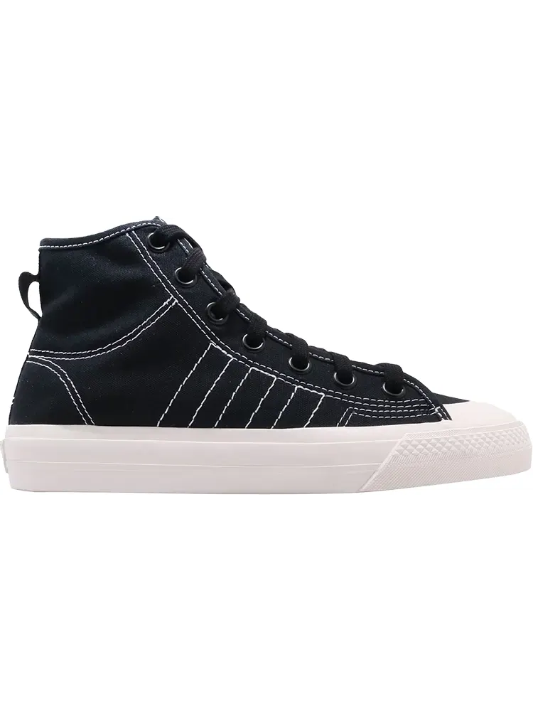 Кроссовки Adidas Nizza RF Hi 'Core Black' — изображение 1 из 1, черный