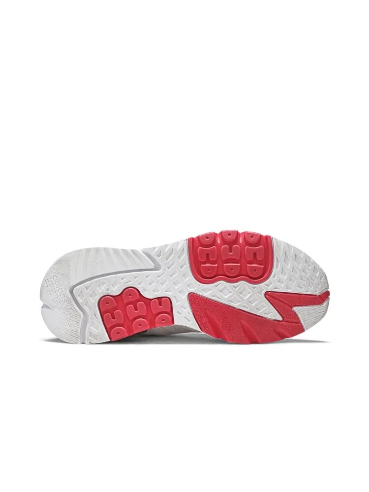 Кроссовки Adidas Nite Jogger 'White Shock Red' — изображение 2 из 2, белый
