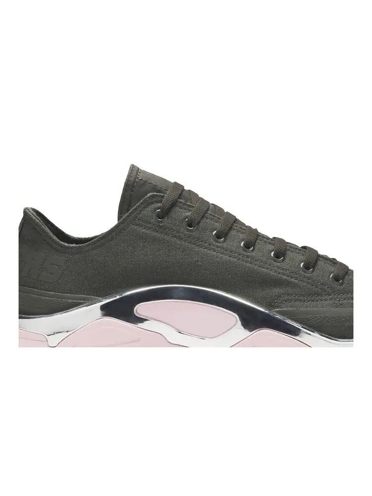 Кроссовки Adidas Raf Simons x Detroit Runner 'Olive' — изображение 2 из 4, зеленый
