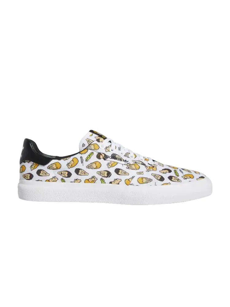 Кроссовки Adidas Beavis and Butthead x 3MC Vulc 'Cloud White' — изображение 1 из 1, белый