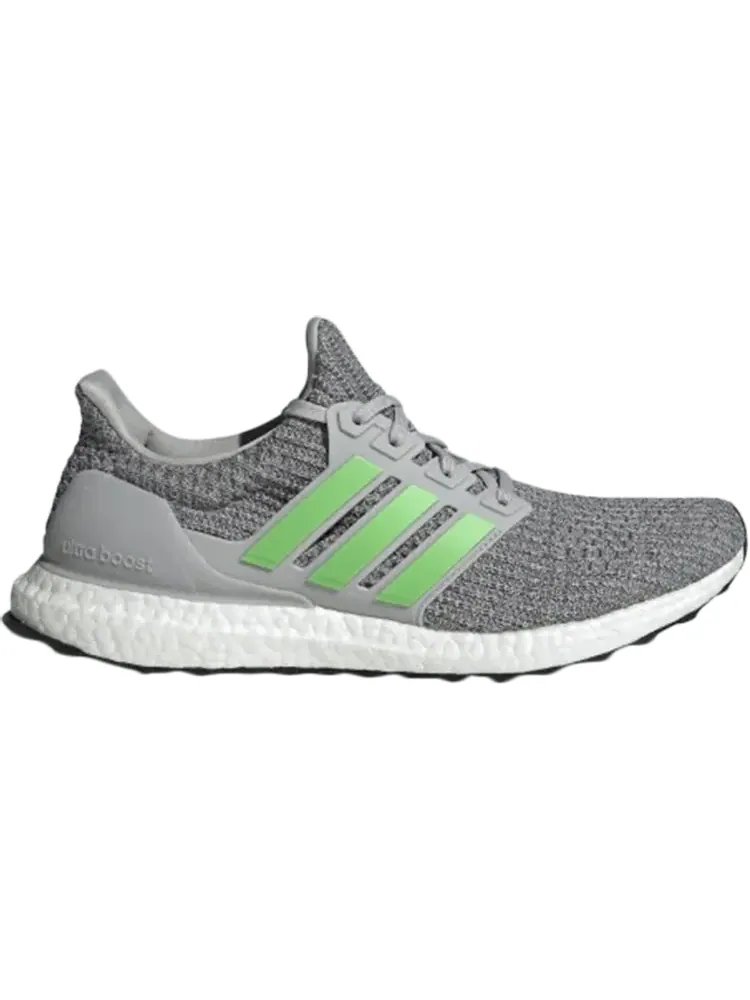 Кроссовки Adidas UltraBoost 4.0 'Grey Lime' — изображение 1 из 1, серый