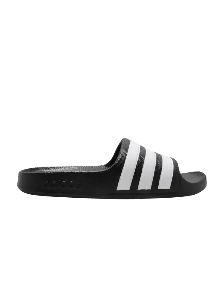 Сандалии adidas Adilette Aqua Slide J 'Black' — изображение 1 из 1, черный/белый/черный