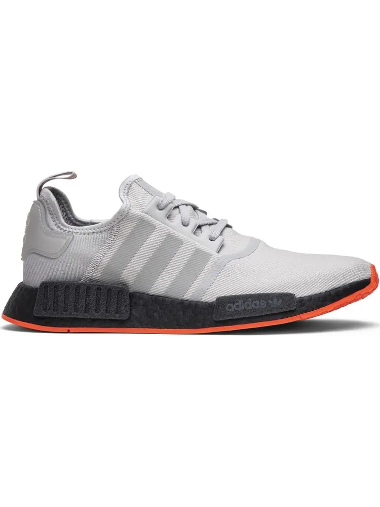 Кроссовки Adidas NMD_R1 'Grey Solar Red' — изображение 1 из 8, серый