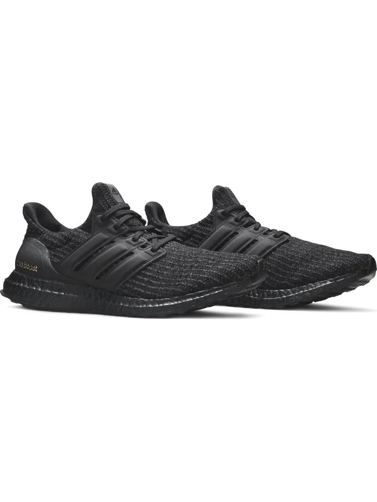 Кроссовки Adidas Wmns UltraBoost 4.0 'Triple Black Gold' — изображение 8 из 8, черный