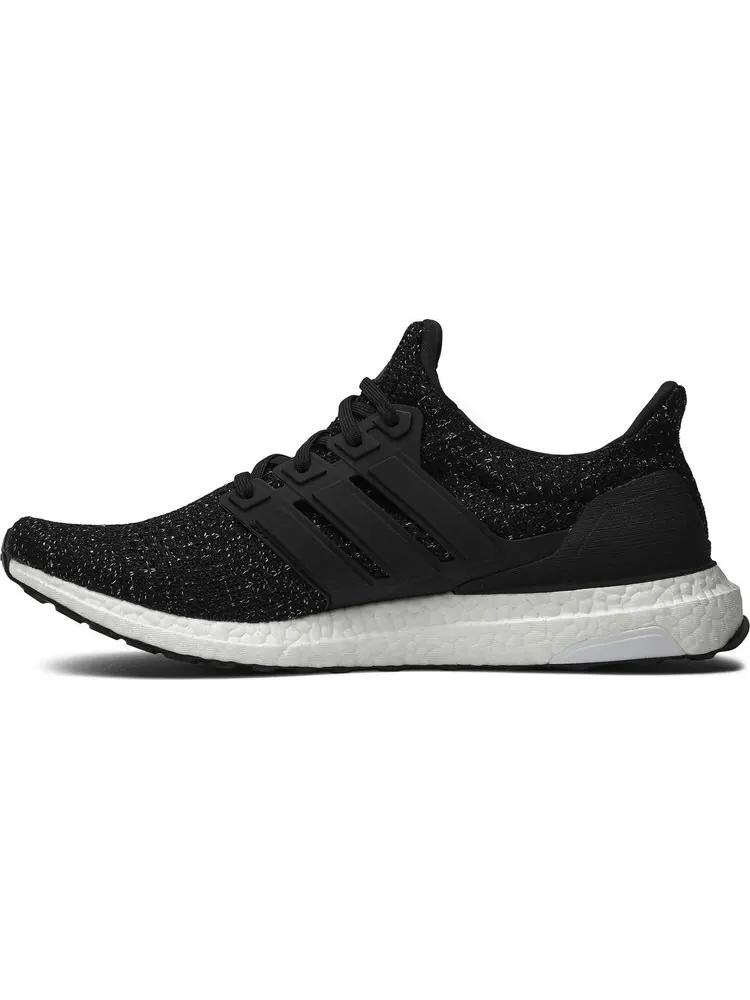 Кроссовки Adidas UltraBoost 4.0 'Black White Speckle' — изображение 3 из 8, черный