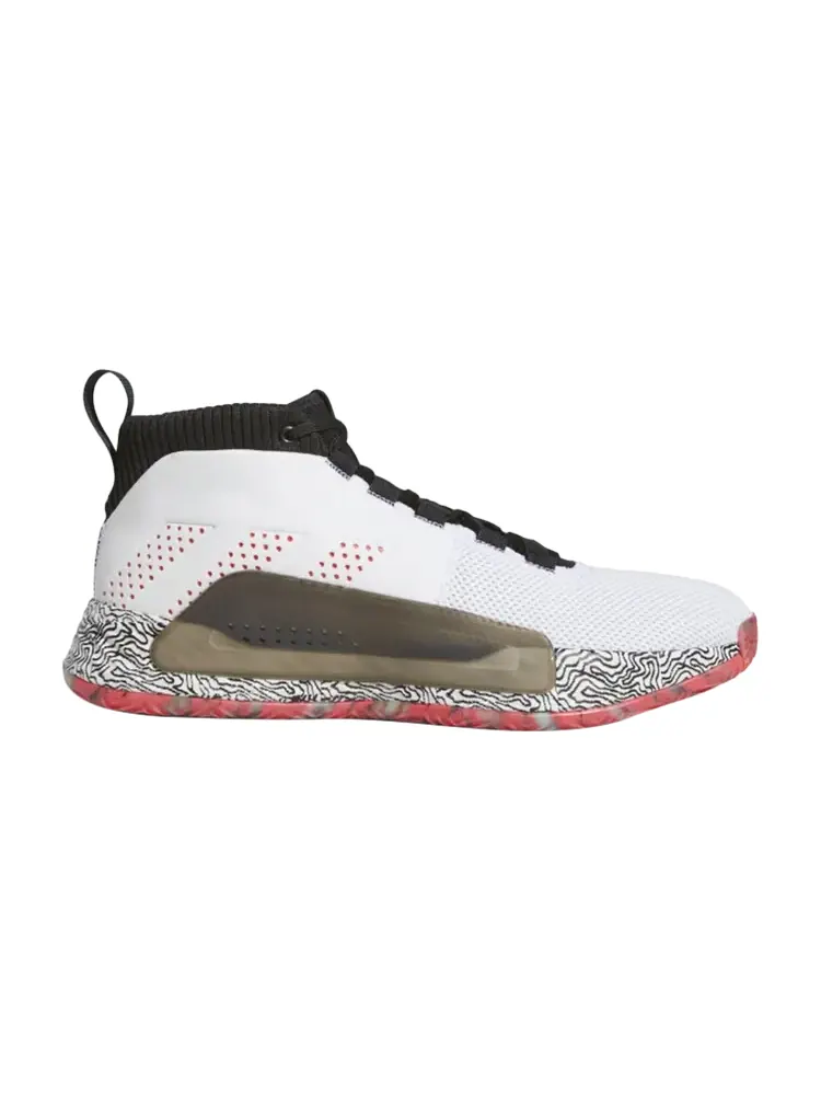 Кроссовки Adidas Dame 5 'You Know What Time It Is' — изображение 1 из 1, белый