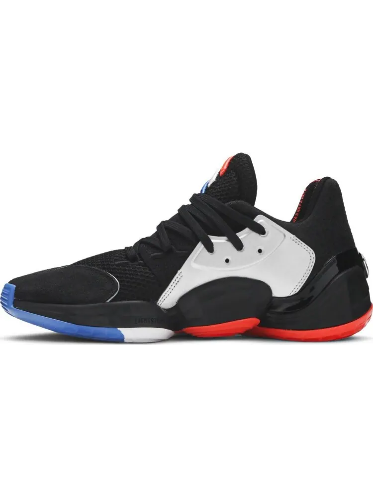 Кроссовки Adidas Harden Vol. 4 'Barbershop' — изображение 3 из 8, черный