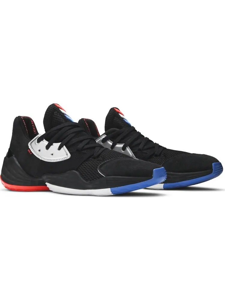 Кроссовки Adidas Harden Vol. 4 'Barbershop' — изображение 8 из 8, черный