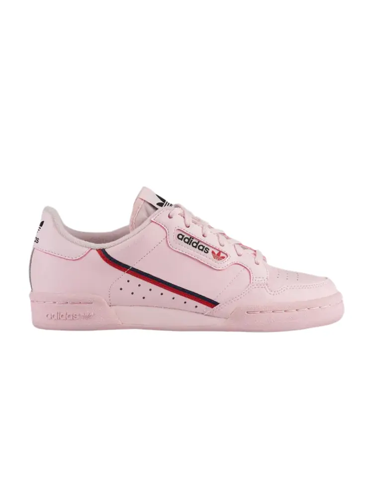 Кроссовки Adidas Continental 80 J 'Clear Pink' — изображение 1 из 1, розовый