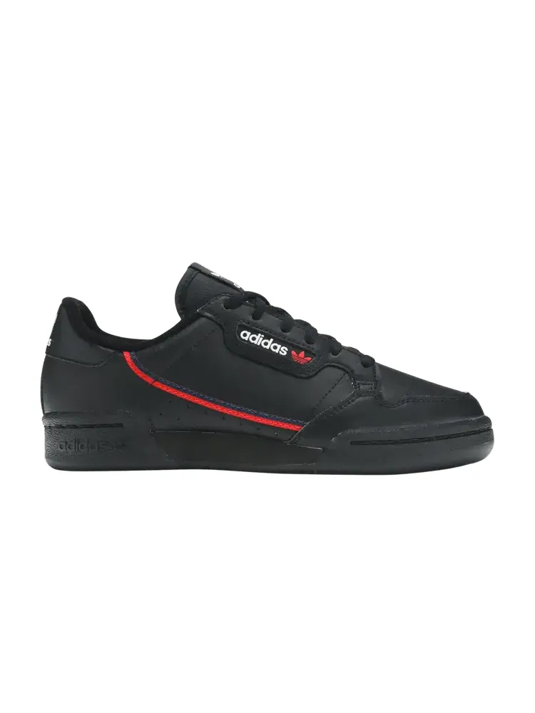 Кроссовки adidas Continental 80 J 'Black Scarlet' — изображение 1 из 1, черный//темно-синий