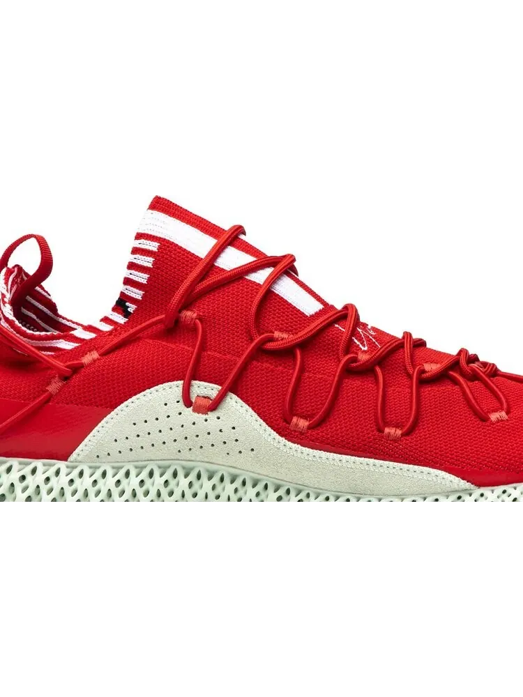Кроссовки Adidas Y-3 Futurecraft Runner 4D 'Red' — изображение 2 из 8, красный