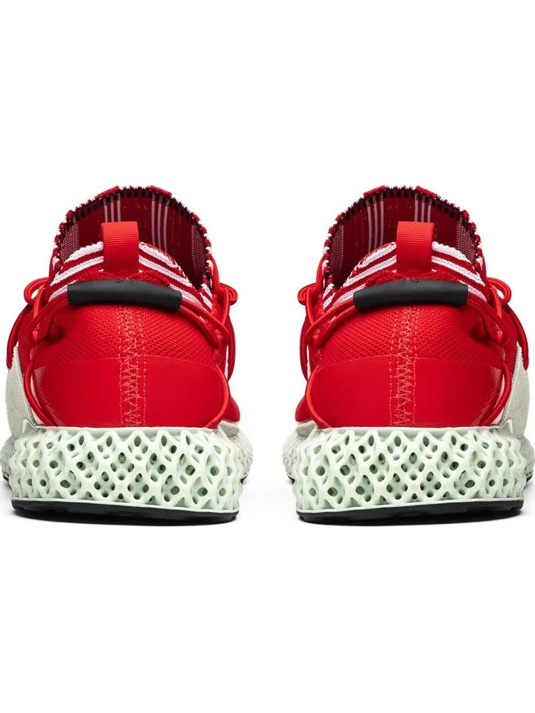 Кроссовки Adidas Y-3 Futurecraft Runner 4D 'Red' — изображение 6 из 8, красный