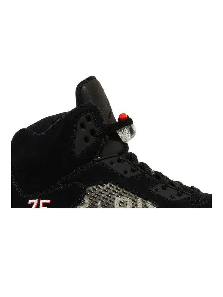 Кроссовки Air Jordan Paris Saint-Germain x Air Jordan 5 Retro 'Black' Sample — изображение 3 из 9, черный/красный/белый