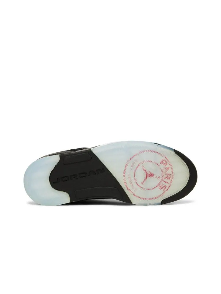 Кроссовки Air Jordan Paris Saint-Germain x Air Jordan 5 Retro 'Black' Sample — изображение 5 из 9, черный/красный/белый