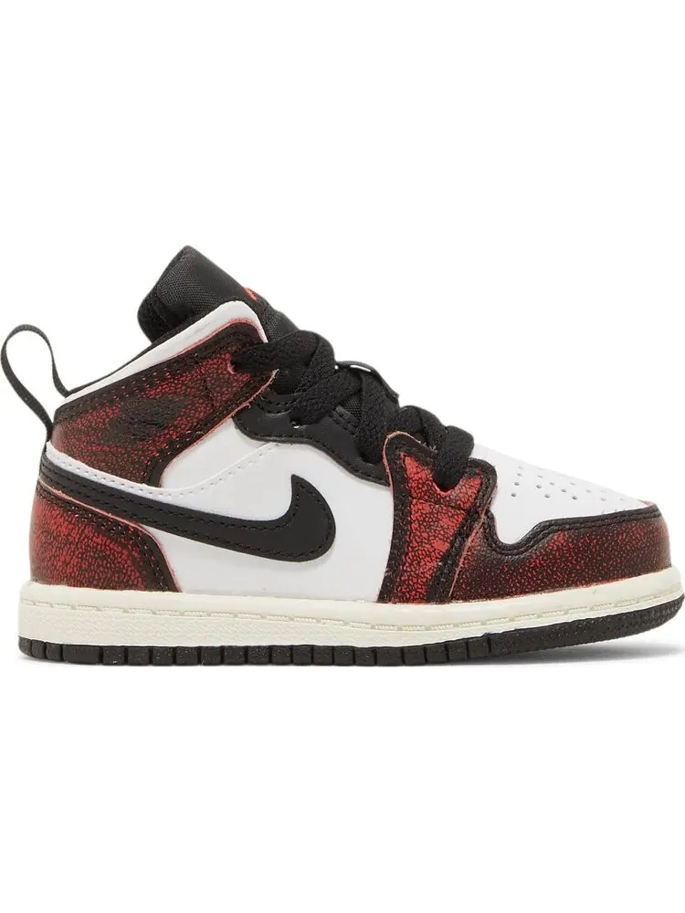 Кроссовки Air Jordan 1 Mid SE TD Wear-Away — изображение 1 из 8, черный