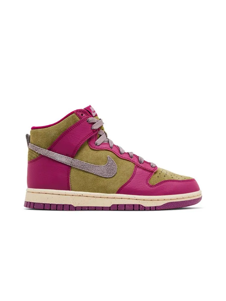 Кроссовки Nike Wmns Dunk High, Dynamic Berry — изображение 1 из 8, розовый