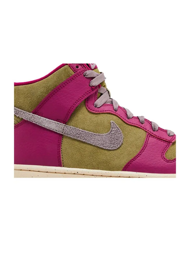 Кроссовки Nike Wmns Dunk High, Dynamic Berry — изображение 2 из 8, розовый
