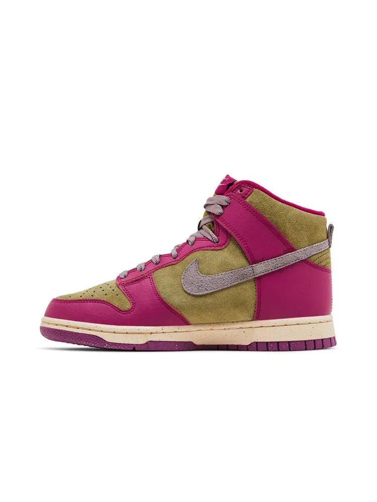 Кроссовки Nike Wmns Dunk High, Dynamic Berry — изображение 3 из 8, розовый