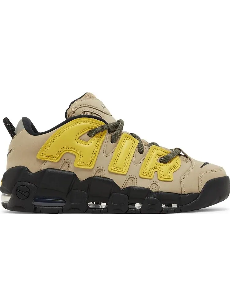 Кроссовки AMBUSH x Air More Uptempo Low 'Limestone' — изображение 1 из 4, загар