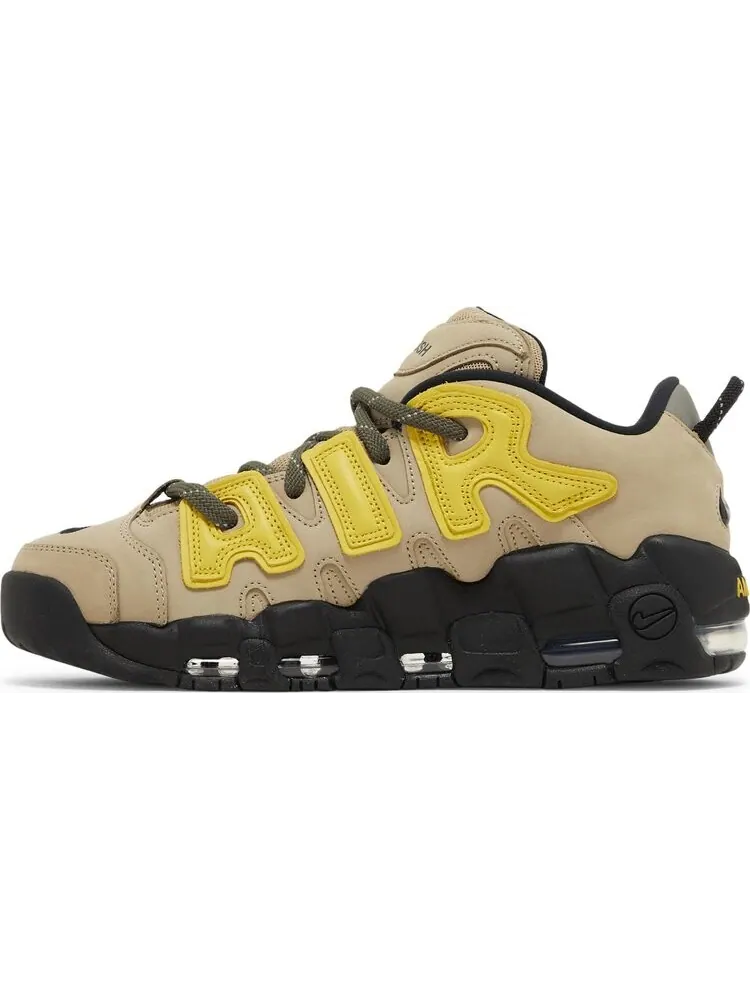 Кроссовки AMBUSH x Air More Uptempo Low 'Limestone' — изображение 3 из 4, загар