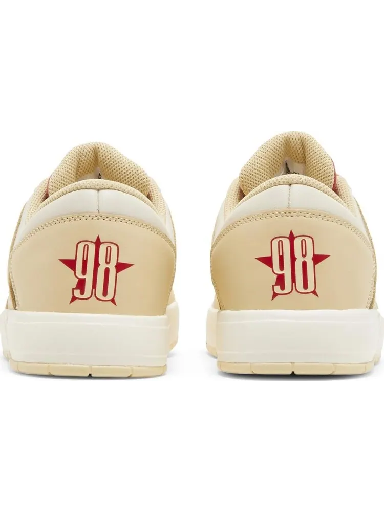 Кроссовки Jayson Tatum x Jordan Nu Retro 1 Low Fresh Ink — изображение 6 из 8, красный