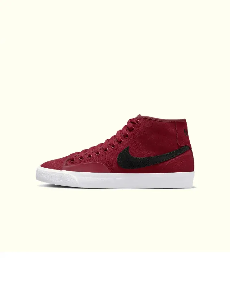 Кеды Nike SB Court Mid PRM — изображение 1 из 5, темно-красный/черный