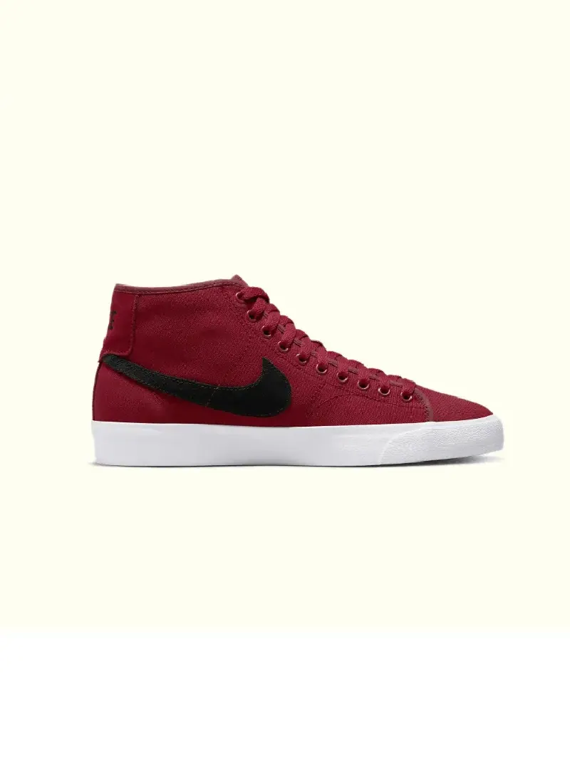 Кеды Nike SB Court Mid PRM — изображение 3 из 5, темно-красный/черный