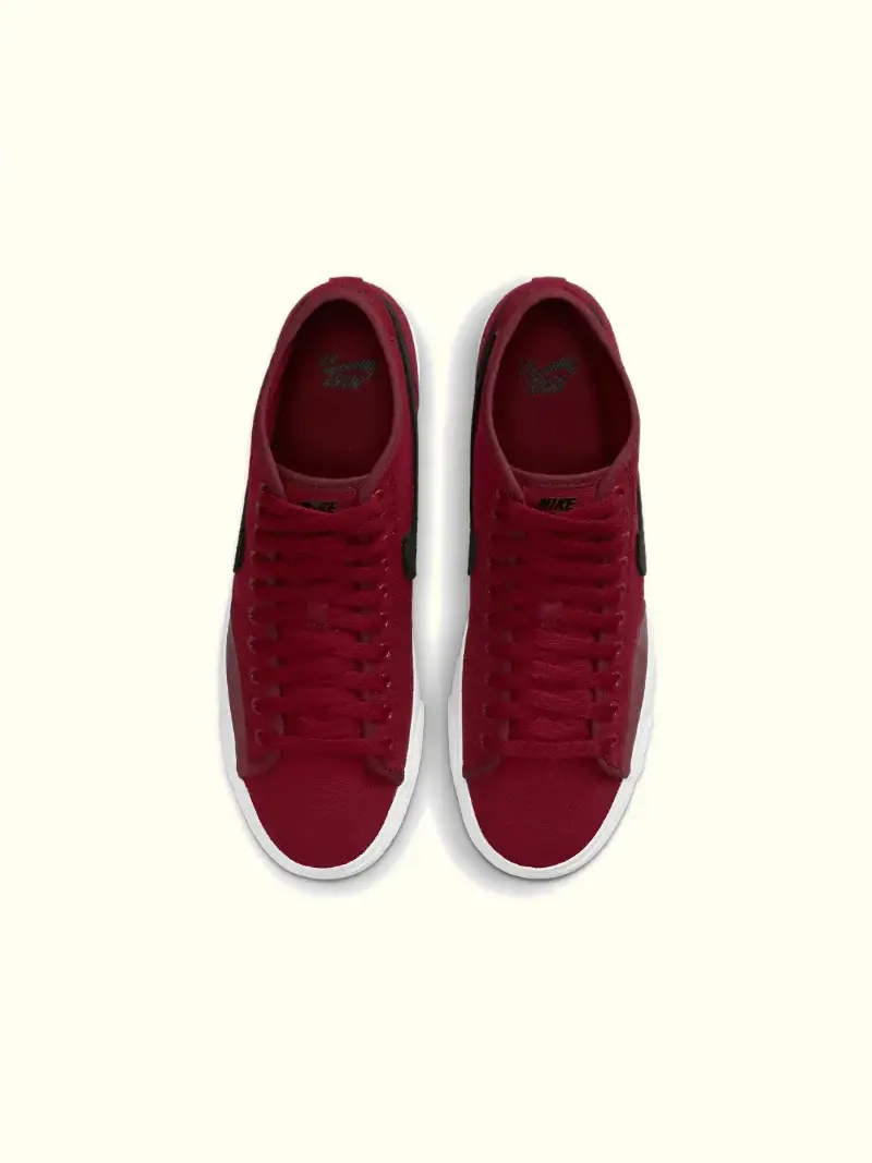 Кеды Nike SB Court Mid PRM — изображение 4 из 5, темно-красный/черный